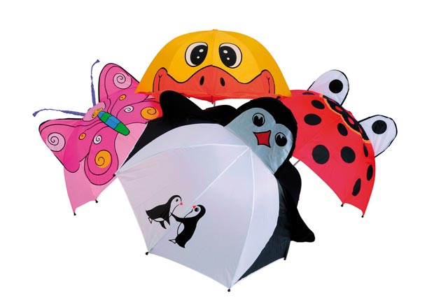 Detský dáždnik zvieratká, 4 druhy, dĺžka 56cm